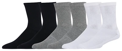 LCKR 6-Pack Athletic Half Cushion Crew Socks - Men's