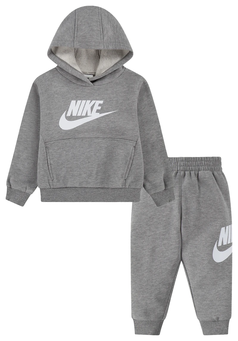 Nike Boys NSW Club Fleece Set - Boys' Preschool Dark Grey Heather/Grey