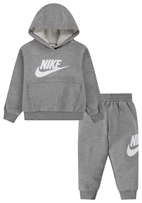 Nike Boys NSW Club Fleece Set - Boys' Preschool Dark Grey Heather/Grey