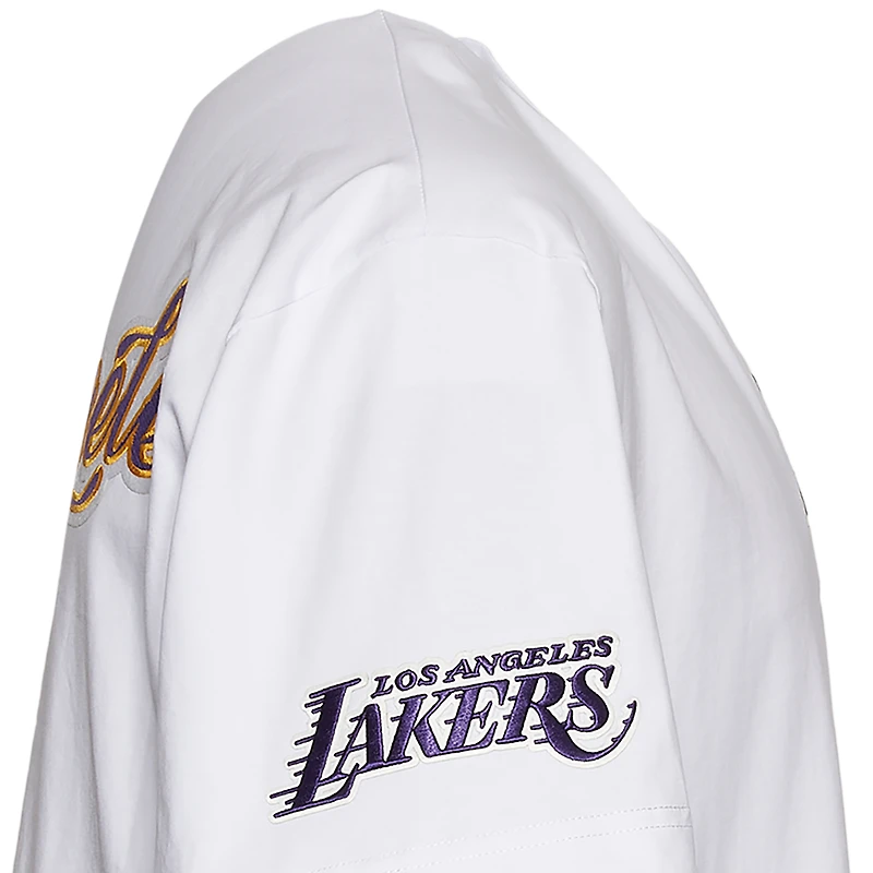 Pro Standard Lakers CS Drop Shoulder T-Shirt - Men's