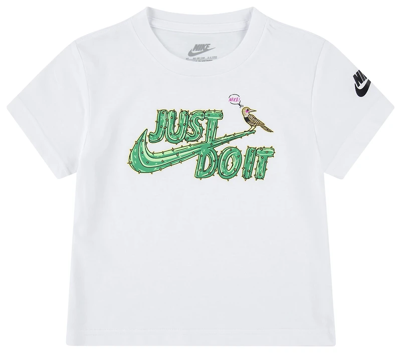 Nike Boys Graphic Icon T-Shirt - Boys' Toddler White/White