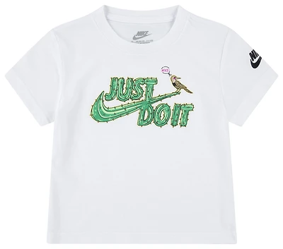 Nike Boys Graphic Icon T-Shirt - Boys' Toddler White/White