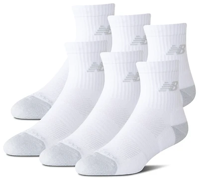 New Balance Active Cushion 6PK Quarter Socks - Boys' Grade School
