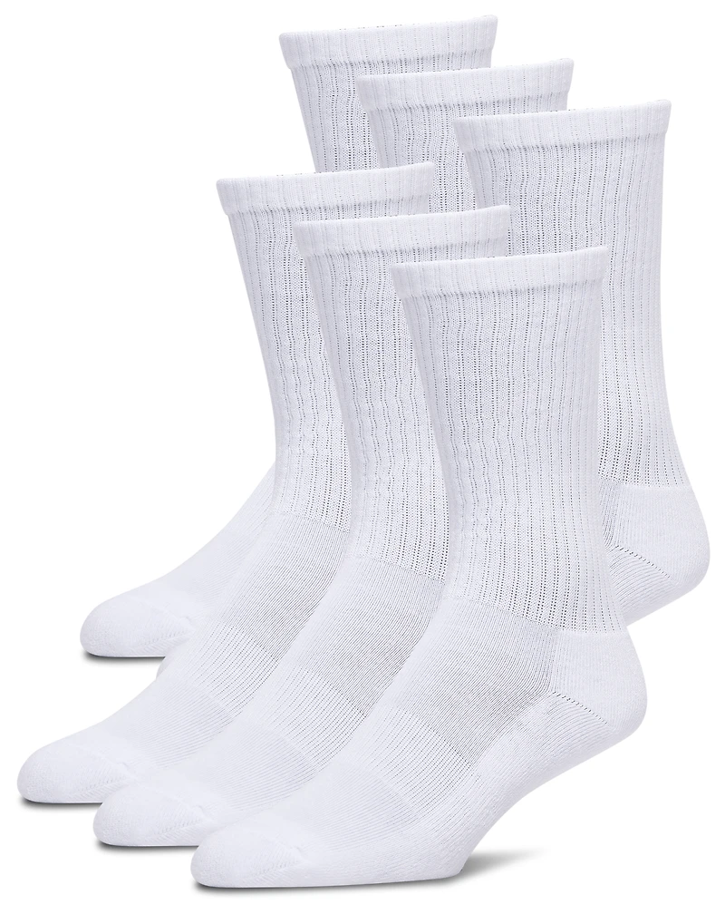 LCKR 6 Pack Basic Crew Socks - Youth