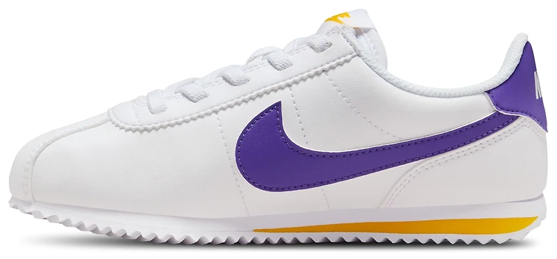 Nike Boys Cortez EasyOn - Boys' Preschool Shoes White/Purple