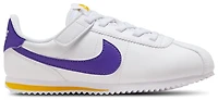 Nike Boys Cortez EasyOn - Boys' Preschool Shoes White/Purple
