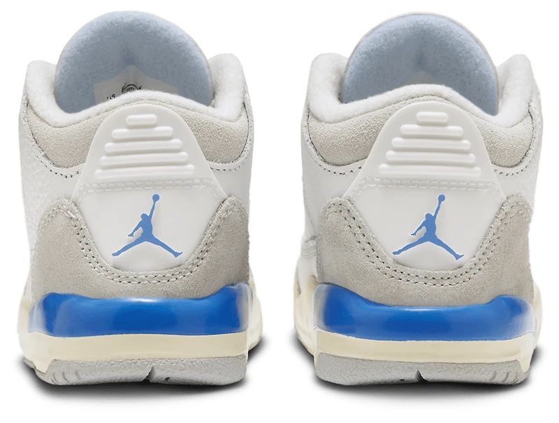 Jordan Girls Retro 3 - Girls' Toddler Shoes Summit White/Hydrogen Blue
