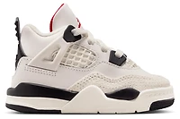 Jordan Boys Retro 4 - Boys' Toddler Basketball Shoes White/Red/Black