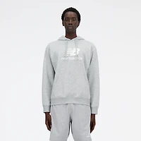 New Balance French Terry Stacked Logo Pullover Hoodie - Men's