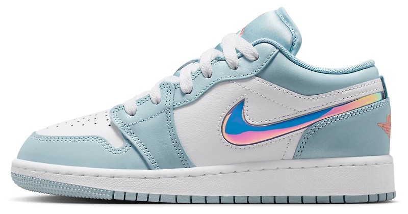 Jordan Girls Air 1 Low SE - Girls' Grade School Shoes Ocean Bliss/Atomic Pink/White