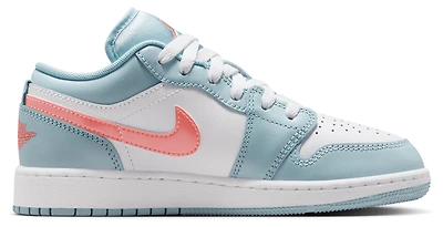 Jordan Girls Air 1 Low SE - Girls' Grade School Shoes Ocean Bliss/Atomic Pink/White