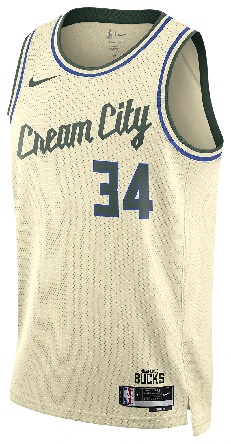 Nike Bucks Dri-FIT Swingman City Edition Jersey - Men's