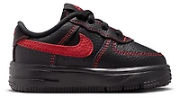 Nike Boys Force 1 Low LV8 3 Lace - Boys' Toddler Shoes Black/Black/Univ Red