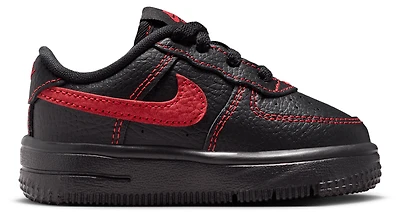 Nike Boys Force 1 Low LV8 3 Lace - Boys' Toddler Shoes Black/Black/Univ Red