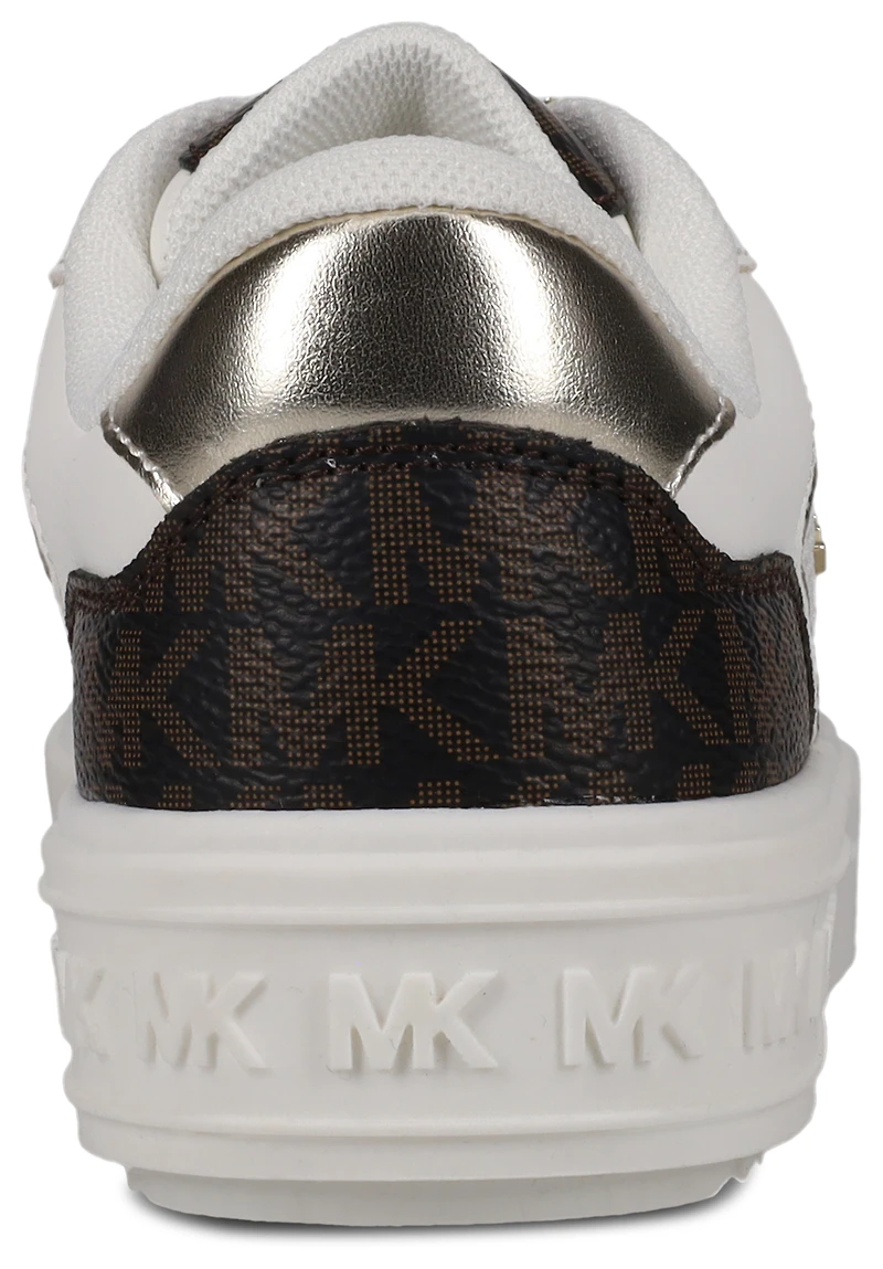 Michael Kors Girls Michael Kors Emmet Rumi - Girls' Preschool Shoes Brown Monogram/White Size 13.0
