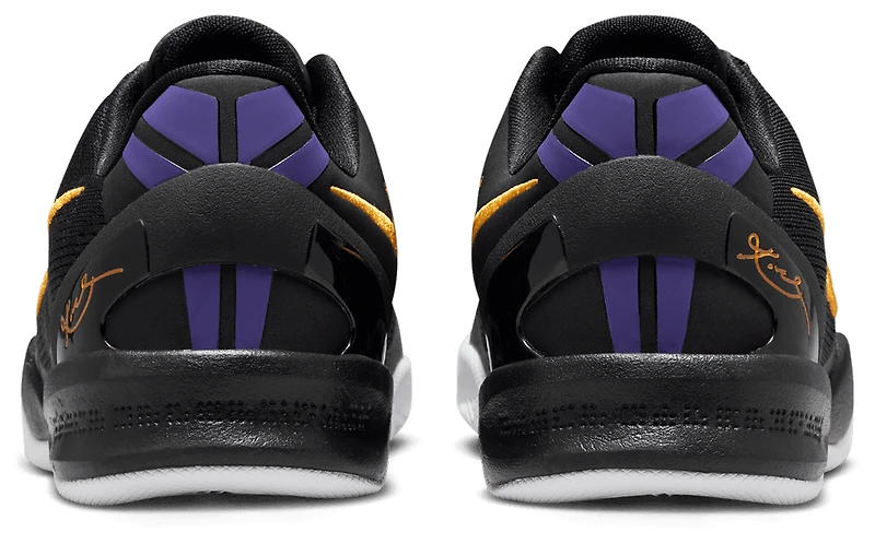 Nike Boys Kobe VIII - Boys' Grade School Shoes Black/Gold/Purple