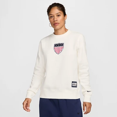 Nike USA PHX Fleece OS Crew Oly - Women's
