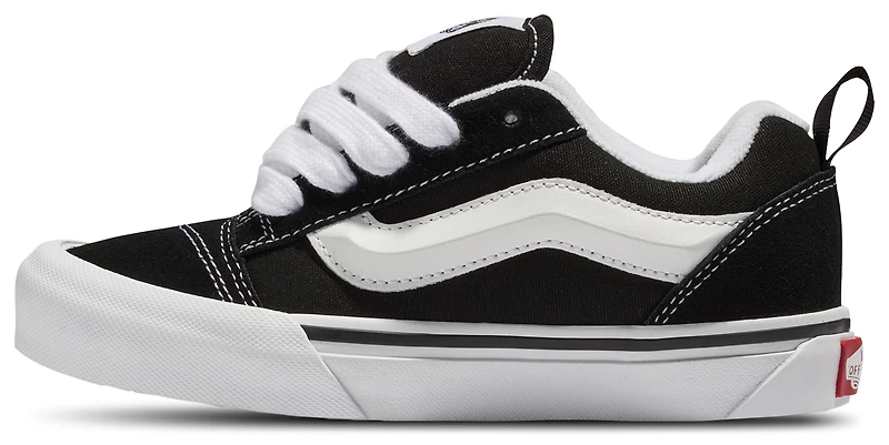 Vans Boys Knu Skool - Boys' Preschool Shoes Black/True White