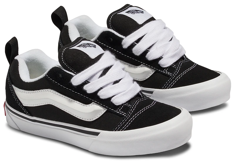 Vans Boys Knu Skool - Boys' Preschool Shoes Black/True White