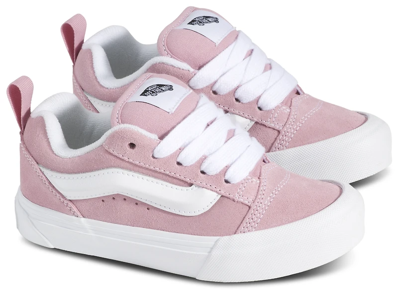 Vans Girls Knu Skool - Girls' Preschool Shoes Pink Dawn/Pink