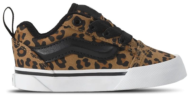 Vans Girls Knu Skool Leopard - Girls' Toddler Shoes Brown/Black