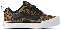 Vans Girls Knu Skool Leopard - Girls' Grade School Shoes Brown/Black