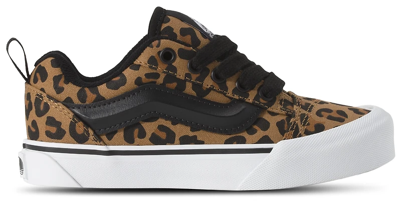 Vans Girls Knu Skool Leopard - Girls' Grade School Shoes Brown/Black