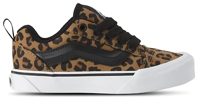 Vans Girls Knu Skool Leopard - Girls' Grade School Shoes Brown/Black