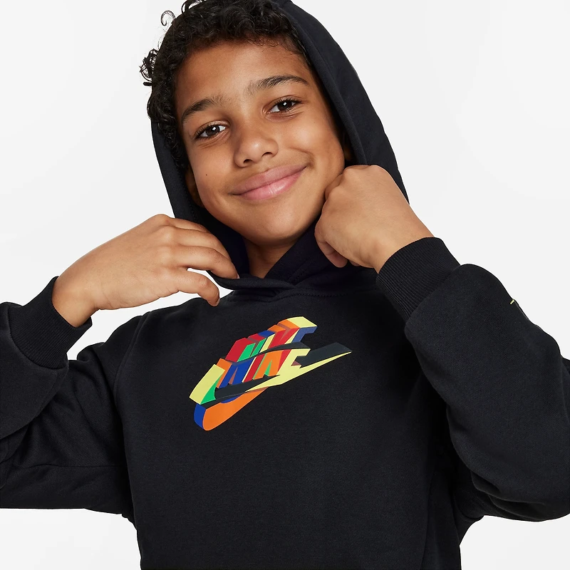 Nike NSW Club Stop Playing Pullover Hoodie - Boys' Grade School