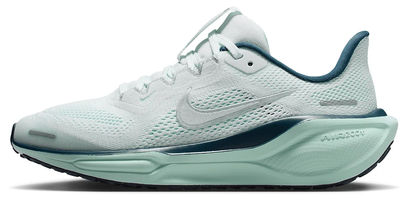 Nike Boys Air Zoom Pegasus 41 - Boys' Grade School Running Shoes Ghost Aqua/Metallic Silver/Mint Foam