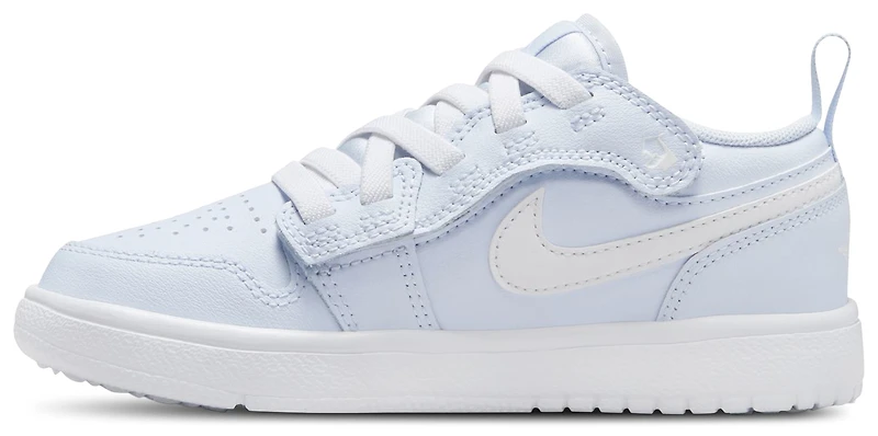 Jordan Girls Jordan Air Jordan 1 Low Alt Fund - Girls' Preschool Shoes Blue/White Size 11.0