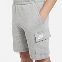 Nike NSW Club Fleece Cargo Shorts - Boys' Grade School