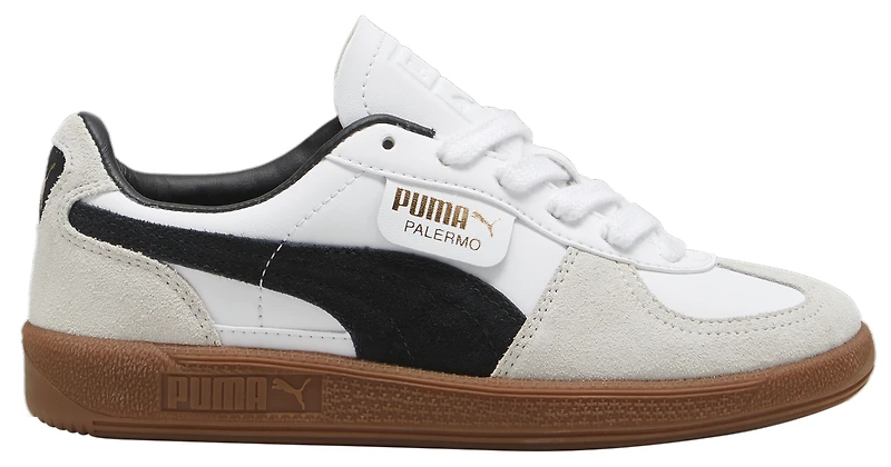 PUMA Boys PUMA Palermo - Boys' Grade School Shoes White/Black Size 07.0