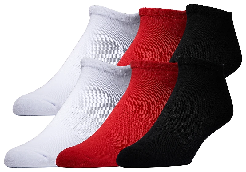 LCKR 6 Pack Basic No Show W/O Tab Socks - Men's