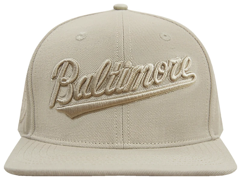Pro Standard Orioles Neutrals SMU Snapback Cap - Men's