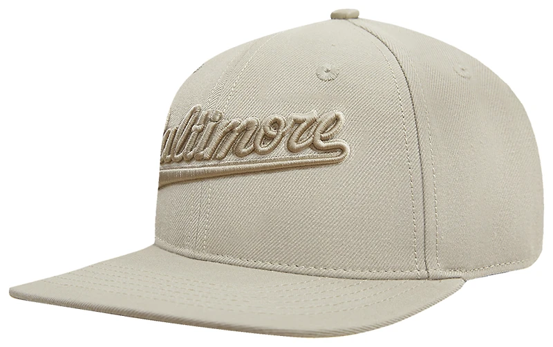 Pro Standard Orioles Neutrals SMU Snapback Cap - Men's