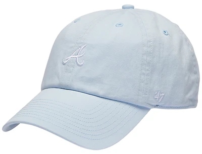 47 Brand Braves Base Runner Ballpark Clean Up Cap - Men's