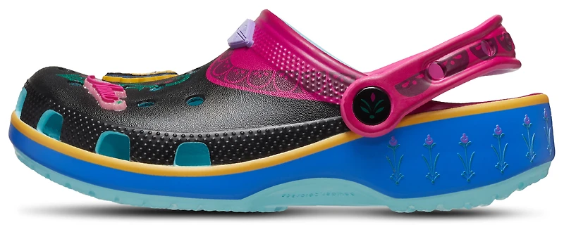 Crocs Girls Frozen Anna Classic Clogs - Girls' Preschool Shoes Black/Multi