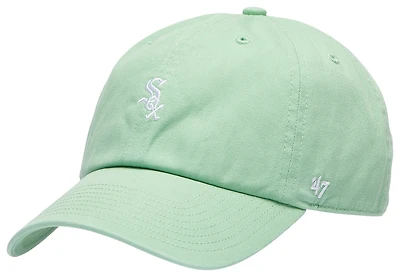 47 Brand White Sox Base Runner Ballpark Clean Up Cap - Men's