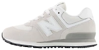 New Balance Boys 574 - Boys' Preschool Shoes White/Grey