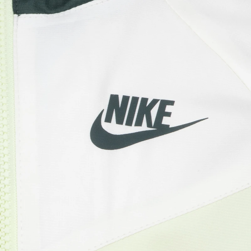 Nike Boys Nike Windrunner Jacket - Boys' Preschool Oil Green/White Size 4