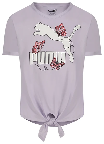 PUMA Butterfly Knot T-Shirt - Girls' Grade School