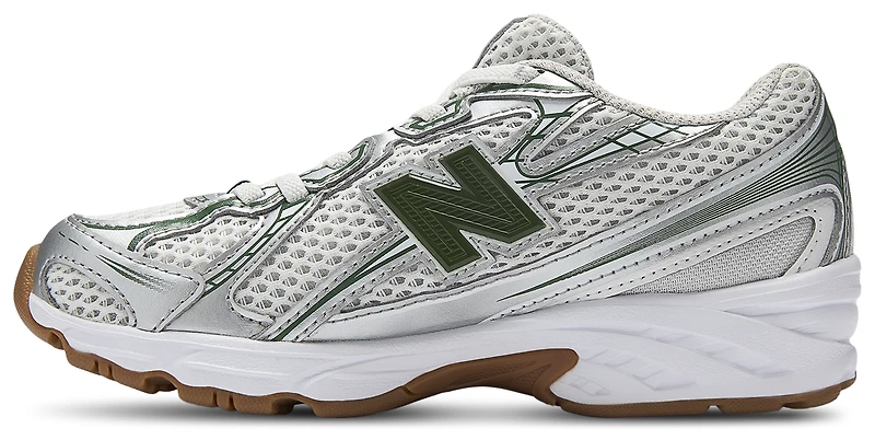 New Balance Boys 740 - Boys' Preschool Shoes Green/Silver Metallic