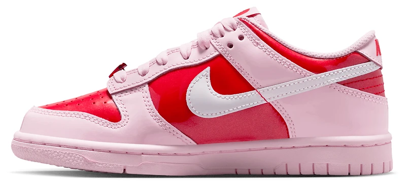 Nike Girls Dunk Low Valentines Day - Girls' Grade School Shoes Pink Foam/Summit White/Red