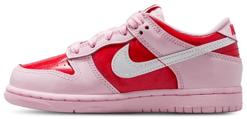 Nike Girls Dunk Low Valentines Day - Girls' Preschool Shoes Pink Foam/Summit White/Red
