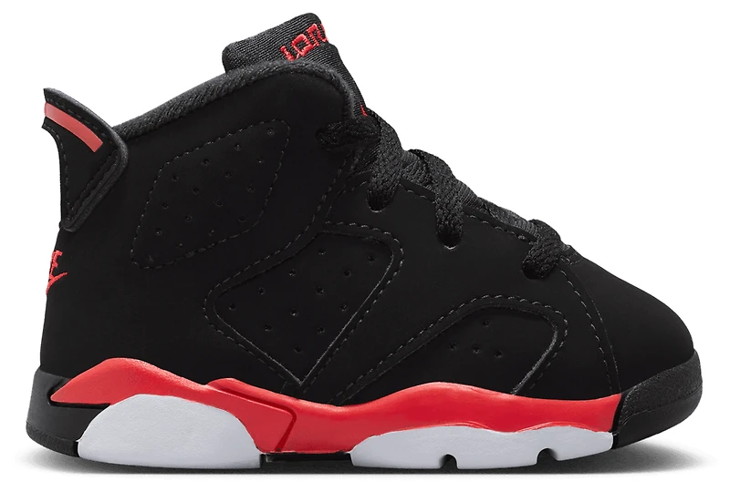 Jordan Boys Retro 6 - Boys' Toddler Basketball Shoes Black/Red