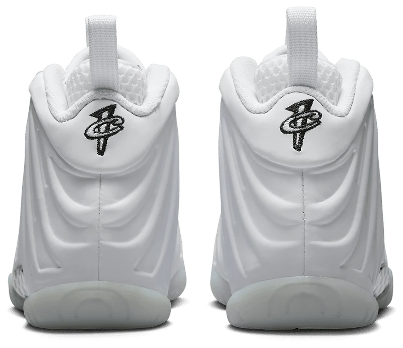 Nike Boys Little Posite One - Boys' Preschool Shoes White/White