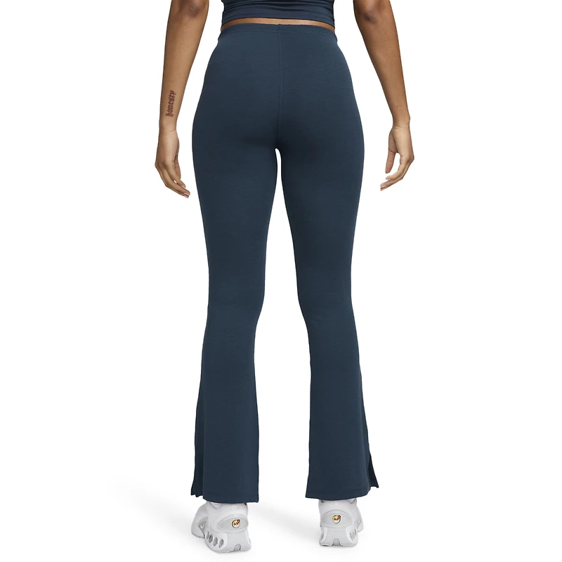 Nike NSW Chill Knit Mediun Rib Flare Pant - Women's