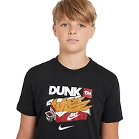 Nike Boys NSW Dunk T-Shirt - Boys' Grade School Black/White