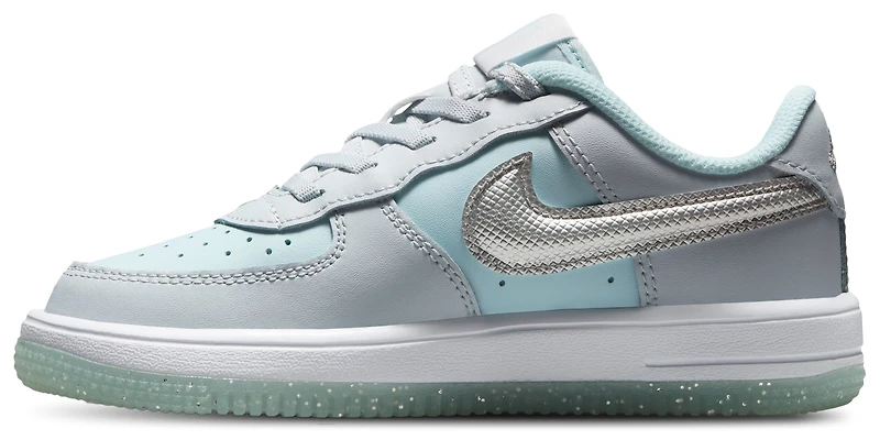 Nike Boys Air Force 1 EasyOn Low - Boys' Preschool Shoes Pure Platinum/Glacier Blue